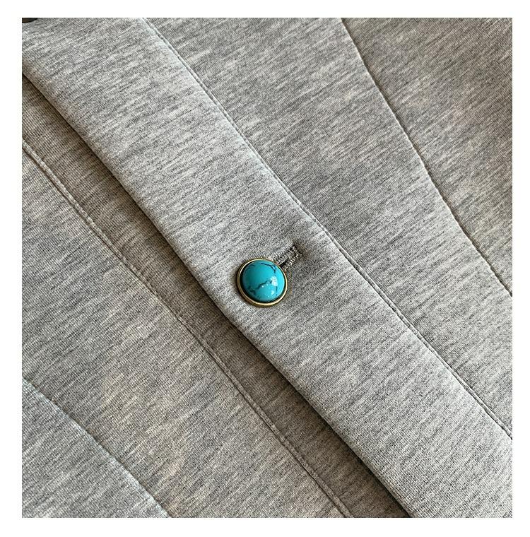 Men's 2026 Trendy Fake Two-Piece Hoodie Jacket - Button Design, Old Money Style, Casual Loose Fit