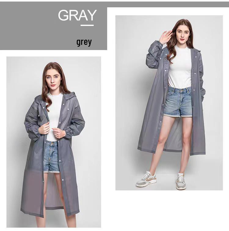 Children's Long Stormproof Hiking Poncho - Waterproof, Portable, and Thickened for Outdoor Adventures.