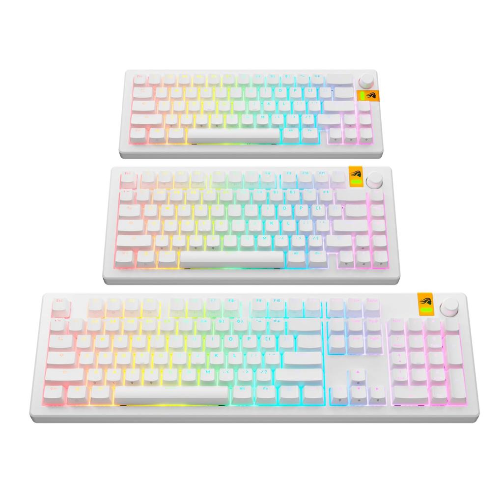 Glorious GPBT Backlit Keycaps White - US - Retail GLO-KB-ACC-KC-GPBT-LIT-WHT-US KB0872