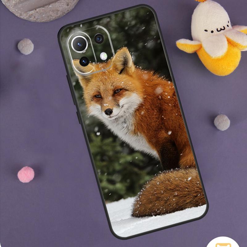 Cute Fox In Autumn Case For POCO X3 X5 X6 M6 Pro F6 F3 F5 M5s Xiaomi 14 13 Ultra 12 Lite 11T 12T 13T Pro Cover