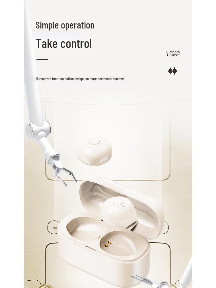 Wireless TWS Bluetooth 5.4 Stereo Noise-Cancelling Sport Earbuds