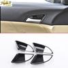 Carbon Fiber Interior Door Handle Bowl Cover Trim 4pc For Honda Accord 2008-2013