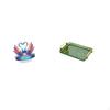 Acrylic Swan Sculpture Centerpiece with Handle Tabletop Tray for Office Dining Room Bookshelf