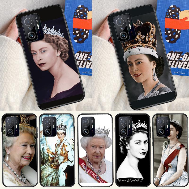 England Queen Elizabeth II Case For Xiaomi 11T 12T 13T 14T Pro 13 14 15 Ultra POCO X7 Pro X3 X5 X6 M6 F5 F6 Pro Cover