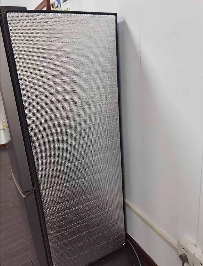Thermal Insulation Film 50x80cm Aluminum Foil Cover with Magnetic Edge for Refrigerator Freezer Sunshade Window Heat Shield Waterproof Foldable
