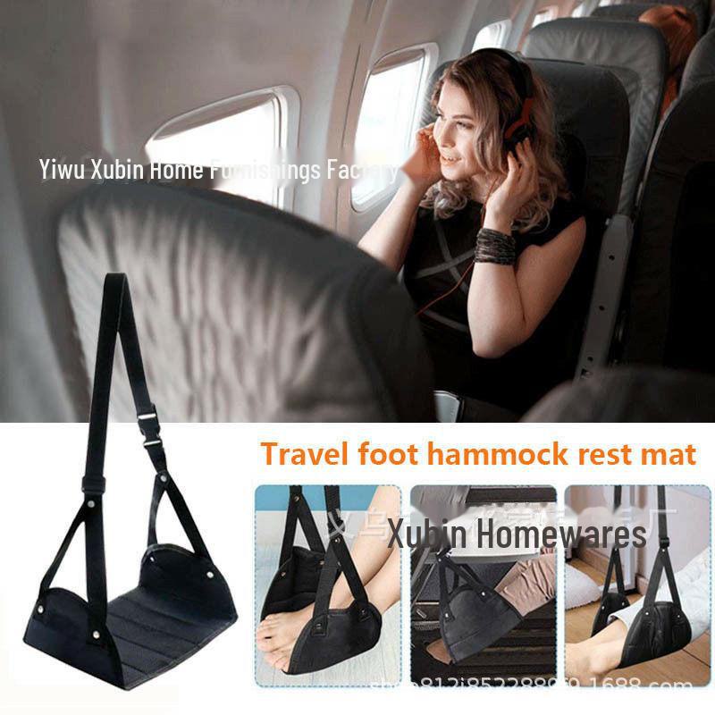 

Офисный гамак Temu Footrest - коврик для ног Travel Foot Pad и ленивый артефакт чёрный