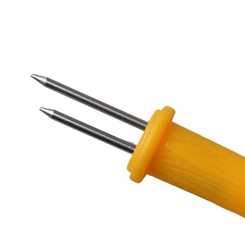 10pcs Household Kitchen Convenience Stainless Steel Corn Needle Corn Insert Creative Fork Portable Barbecue Fork Kitchen Gadget