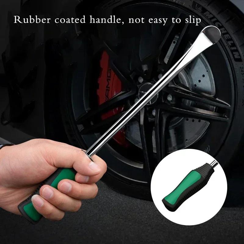 Chrome Vanadium Steel Motorcycle Tire Lever Lifting Rod Multifunctional Sturdy Car Tire Crowbar Wear-resistant Anti-slip 30/37CM