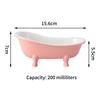 Cute Bathtub Cocktail Glass Ceramics Bowl American Bar Party Drinkware Mixed Wine Glasses Creative Dessert Cake Smoothie Cup