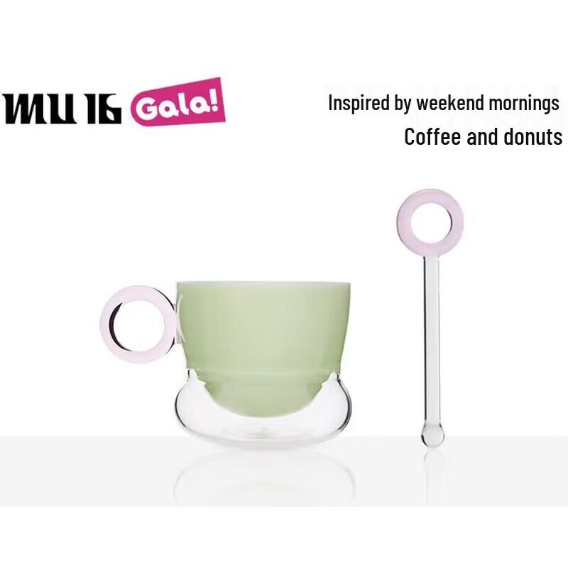 MU16 Donut Series Glass Cup