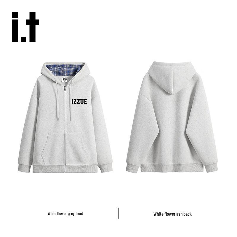 Izzue Unisex High Street Kapuzen-Cardigan-Jacke