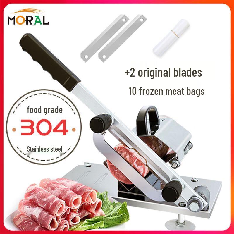 Household 304 Stainless Steel Frozen Meat Slicer