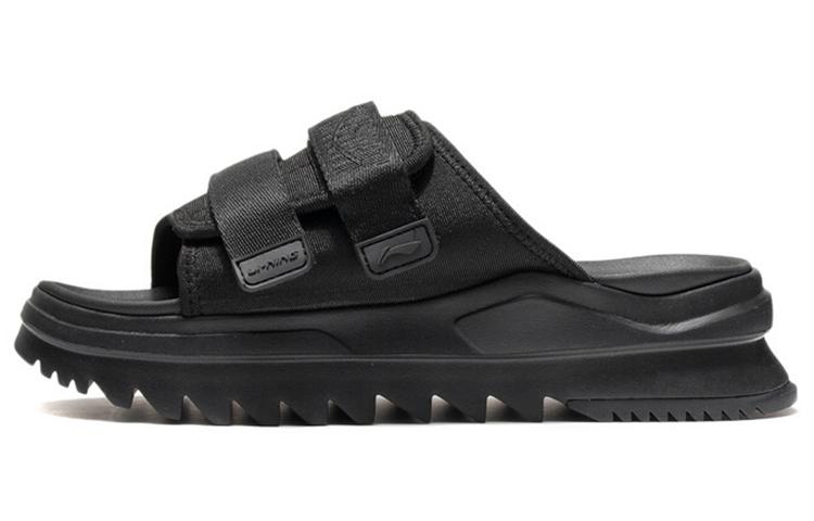 Женские черные тапочки Li Ning CF Tracing с бесшумной подошвой AGAS012-2 37.5