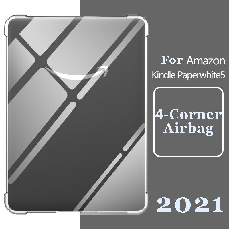 Transparent Case for Kindle Paperwhite 5 2021 KPW4 10th Gen 2018 Oasis 2 3 2017 2019 Cover Airbag Shockproof Paperwhite4321 Soft