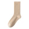 Women's Autumn and Winter Vertical Striped Warm Long Stockings, Antibacterial, Deodorizing, Sweat-absorbing Long Stockings, Stack Socks