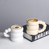 Korean Style French Ceramic Coffee & Milk Cup Set