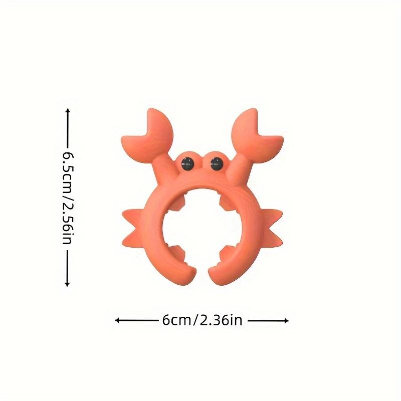 Crab-Shaped Silicone Spatula Holder - Heat-Resistant Kitchen Utensil Rest, Essential Cooking Accessory for Safe and Easy Storage