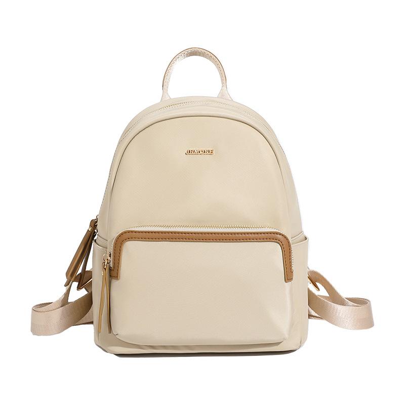 All-match Oxford Cloth New Casual Fashion Bag Backpack High end Travel Backpack Zipper Polyester Light Luxury Women's Bag
