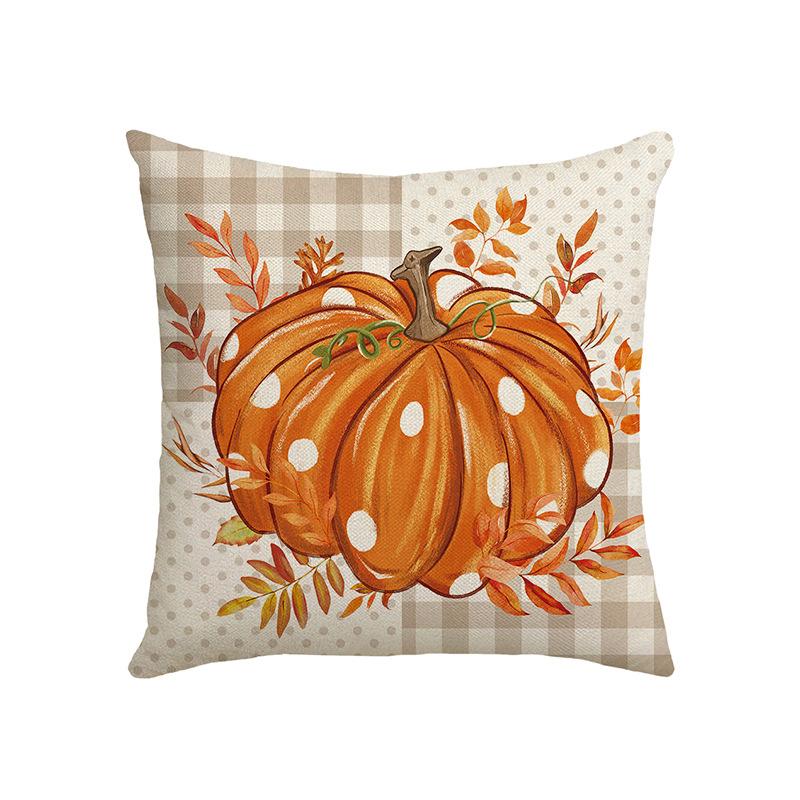 Herbst Bedruckt Ins Style Nachttischkissen Kissen B&B Wohnzimmer Sofa Buchstaben Kürbis Auto Kissenbezug