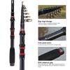 FTK 1.8m-3.0m12-30LB Carp Fishing Rod Telescopic Fishing Rod Fiberglass Hard Carbon Fiber Fishing Rod