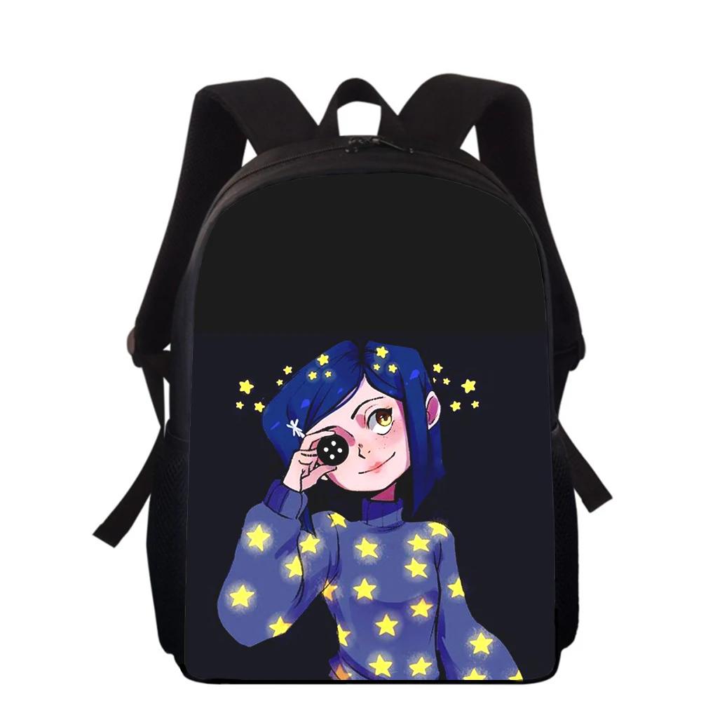Coraline The Secret Door 3D Print Kids Backpack Primary School Bags for Boys Girls Back Pack Students School Book Bags