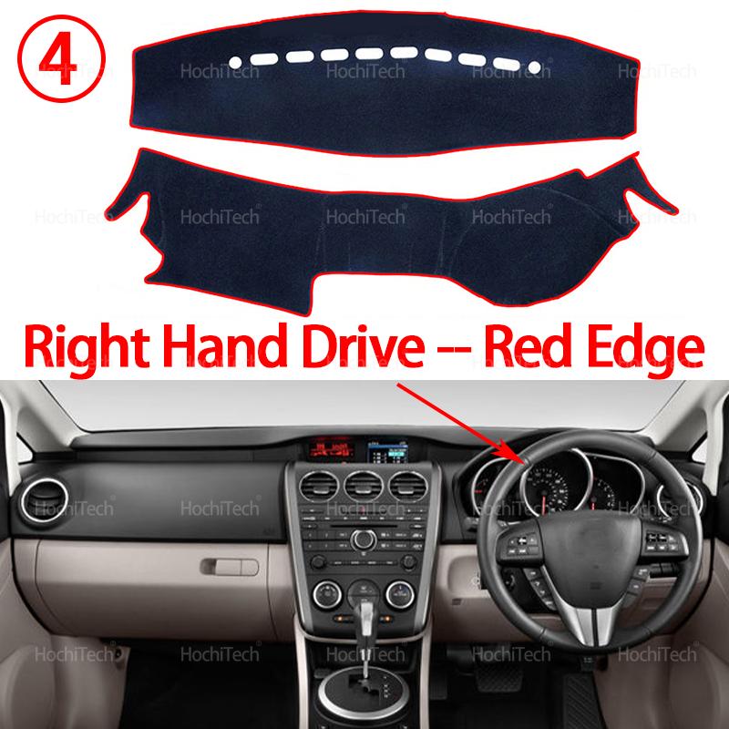 Dashboard Cover Protective Pad Dash Board Sunshade Carpet Anti-UV Dashmat for Mazda CX-7 CX7 CX 7 ER 2006-2014 2010 2012 2013