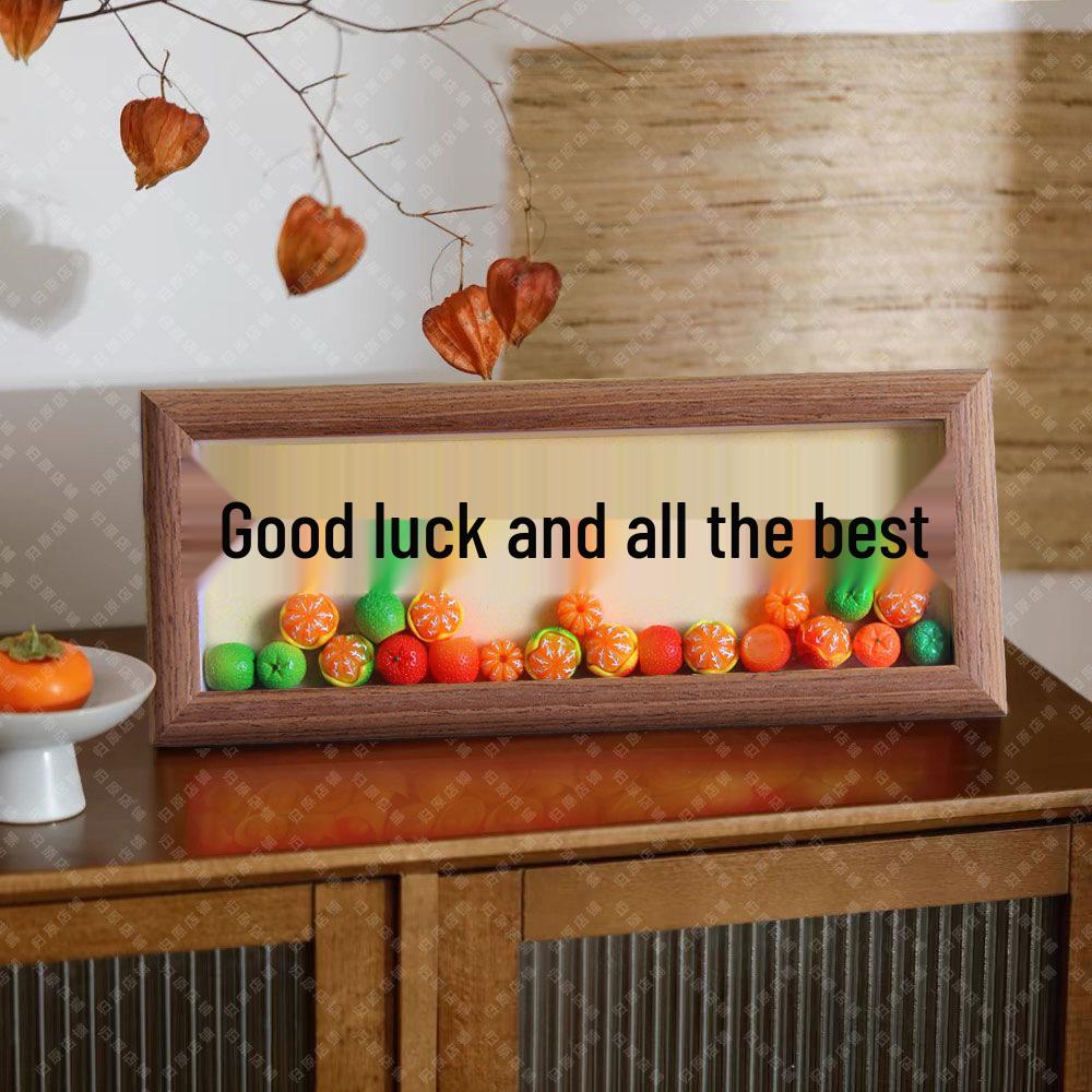 

Auspicious Housewarming Ornaments: Prosperity and Joy for New Home Entrance Great Prosperity Medium - Orange