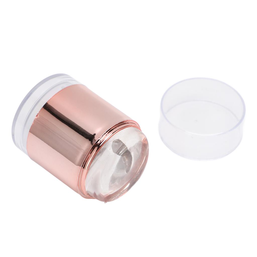 Nail Art Stamper Kit Strong Adhesive Clear Double Headed Nail Art   Stamper with Lace Floral Pattern Board