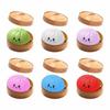 Simulation Bun Stress Relief Toy Creative Fake Bun Squishy Slow Rising Decompression Plaything Expression Big Bun Adult Kids Stress Reliever