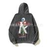 Motley Crue Band Graphic Hoodie Washed Vintage Mens Casual Sweatshirt Fall Season