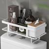 1PC Wrought Iron Punch-Free Toilet Tank Shelf - Above Toilet Storage Rack for Bathroom Organization