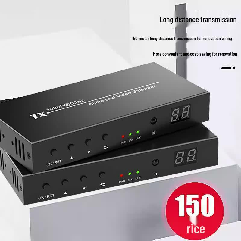 HDMI KVM Extender with USB and Stereo Audio over Ethernet