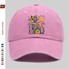 Pc Abstract Cat And Sun Pattern Printed Baseball Cap Unisex Design Sun Hat MultiColor Available Papa Cap Comfortable Lightweig