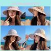 Faltbarer Sommer-Sonnenhut für Damen mit verstellbarer Passform und breiter Krempe