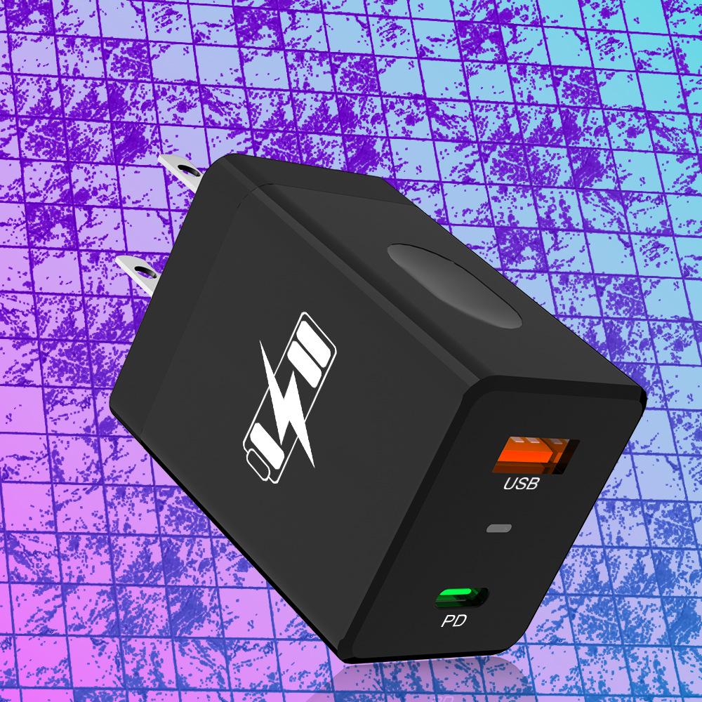 Thumbprint 2.4A Dual USB Charger - US, EU, KR, UK Plug for Mobile Devices