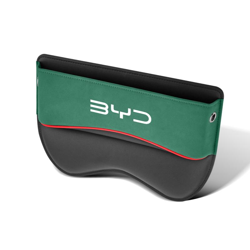 Customize car front seat gap filler organizer Storage Box suede, For BYD SHARK Han EV Seagull Dolphin DM-i Song Pro Max SEAL