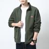 Mens Fleece Jacket With Stand Collar Lightweight Outdoor Coat Men