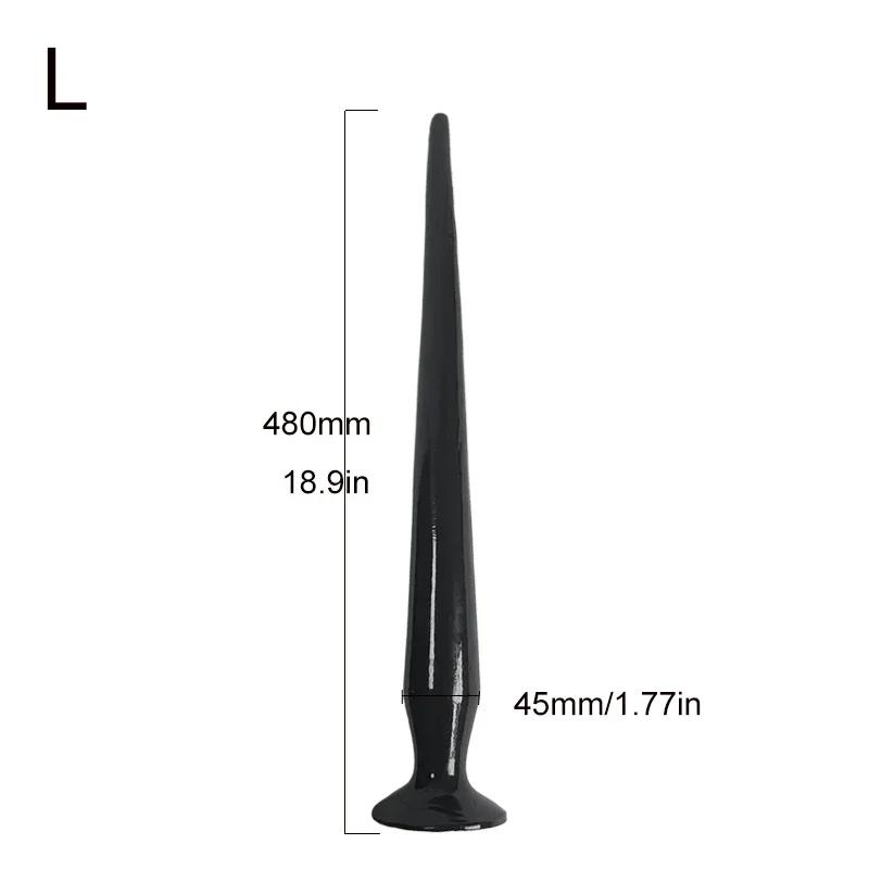 Long Anal Plug Dildo Super Soft Flexible Butt Plug Prostate Massage Anal Dilator Long Dick Ass Sex Toys For Men Women Couples