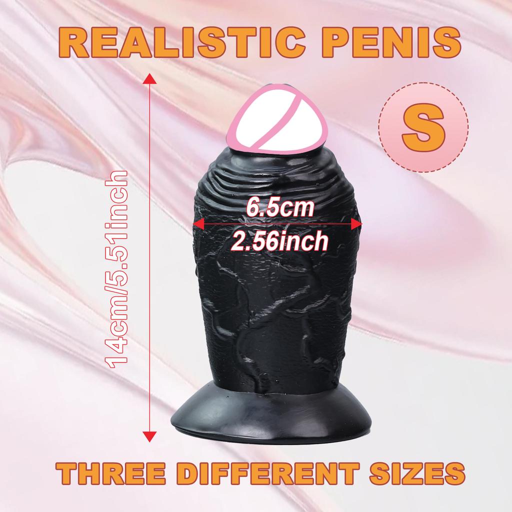 Black Thick Dildo Penis Masturbator Clitoral Stimulation Anal G-spot Stimulation Male Dildos Female Adult Sex Toys Huge Dick 18+