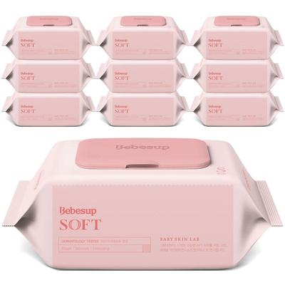 Bebesup Soft Baby Wipes 80ct X 10