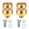 1 Pair Automotive Battery Terminal Post Converters Knurled M8 Threaded To SAE/JIS Tapered Posts Positive & Negative