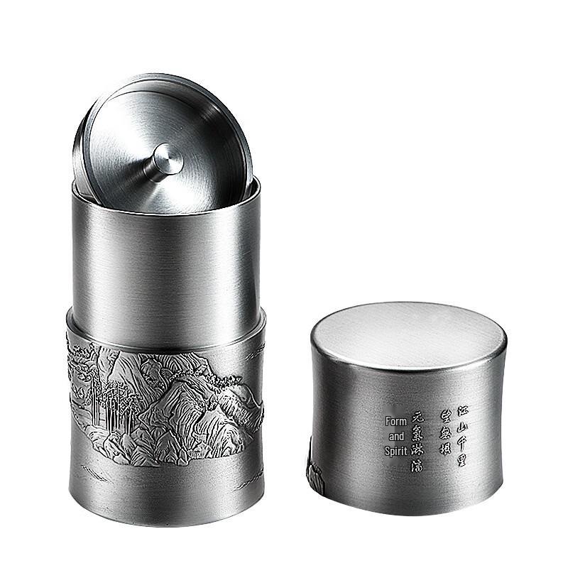 Чайная посуда и емкости для хранения из чистого олова