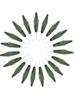 20 Pcs Artificial Shrubs Leaves Artificial  Persian Leaves Faux Shrubs Greenery Fake Plant for Home Garden Office Verandah Wedding Decor