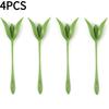 4PCS Napkin Holders Tissue Flower Origami Flower Napkin Holder Rose Tissue Flower Tool Roll Flower Romantic Plate