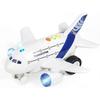 Avión de Juguete a Fricción con Luces y Sonidos para Niños Pequeños, 1:Aviones a Escala 200 para Niños, Vehículos de Juguete para Niños y Niñas
