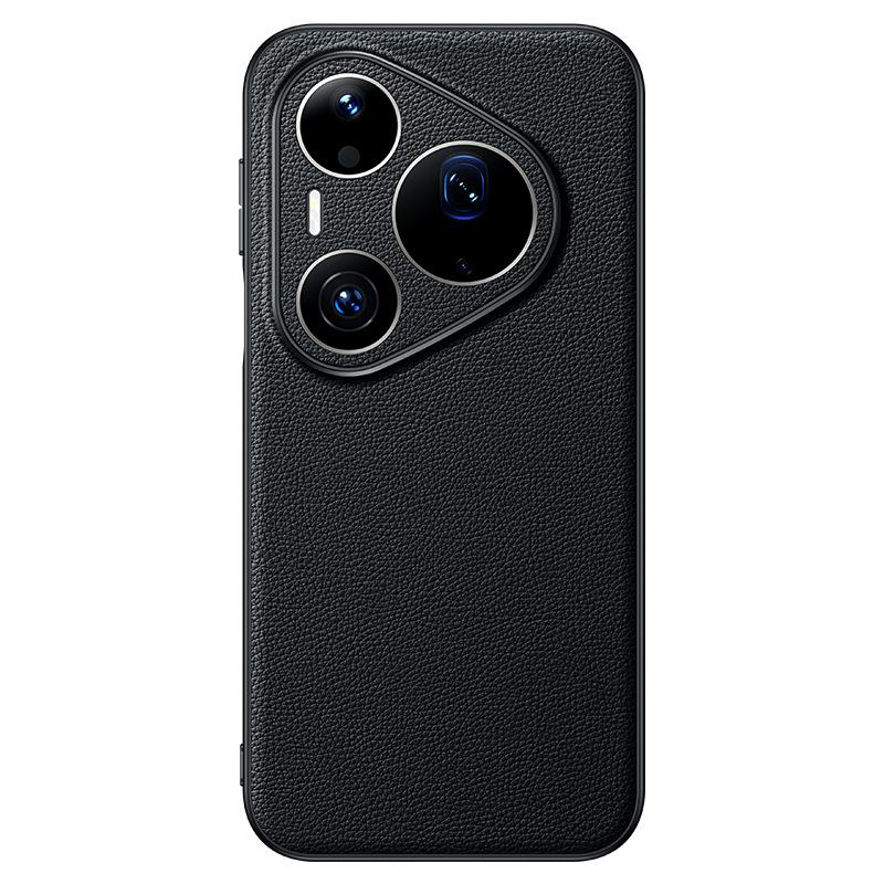 Applicable to Huawei pura90promax mobile phone case, high-end men's and women's 90pro all-inclusive anti-drop 80pro real cowhide case