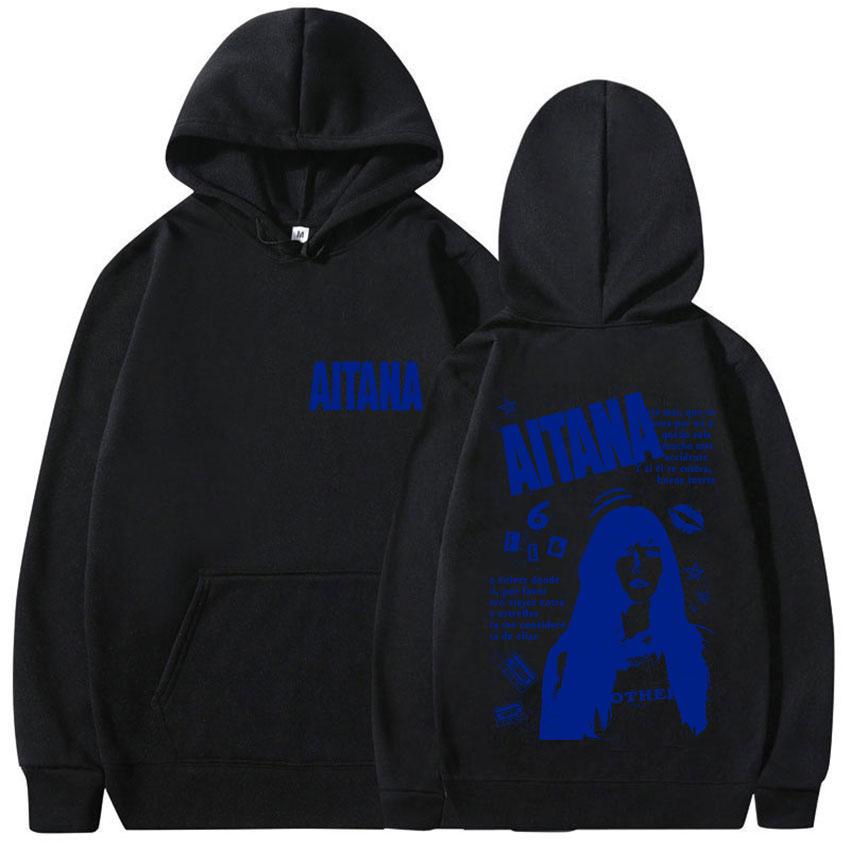 Sångerskan Aitana Metamorfosis Album Turné Fans Hoodie Män Kvinnor Vintage Mode Sweatshirts Hip Hop Oversized Långärmad Huvtröja