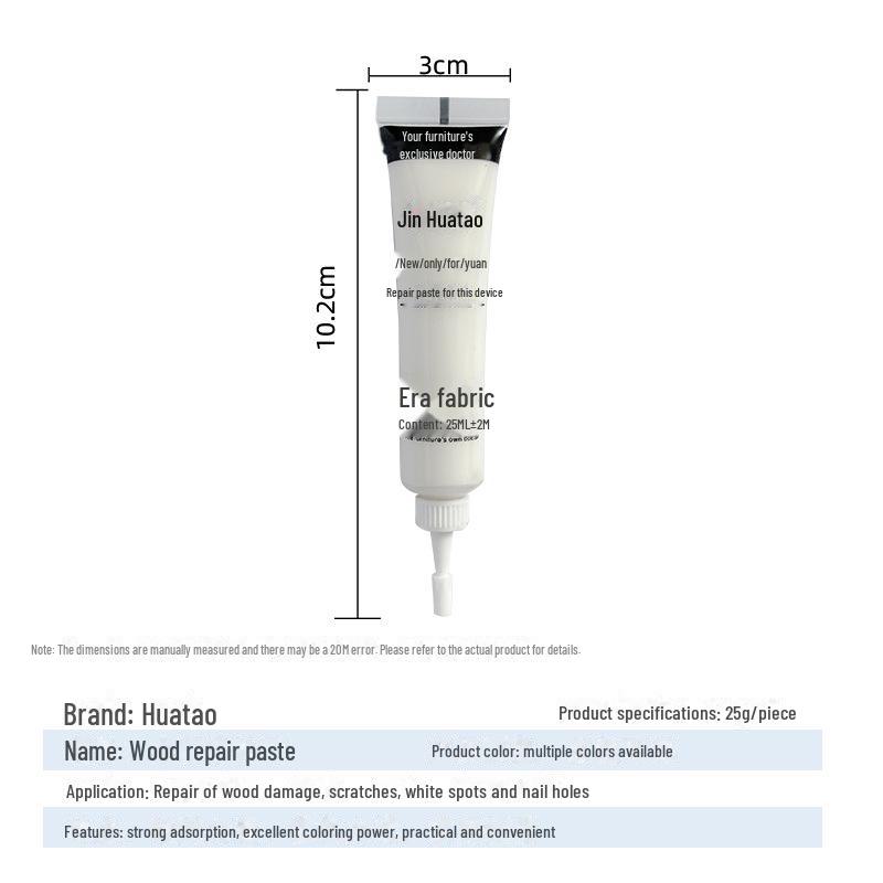 Red Oak Brown Furniture & Floor Repair Kit - Water-based Putty & Pen