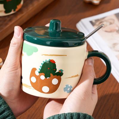 High Value Little Dinosaur Cartoon Cute Ceramic Cup Home Set Office Breakfast Mug Small Gift
