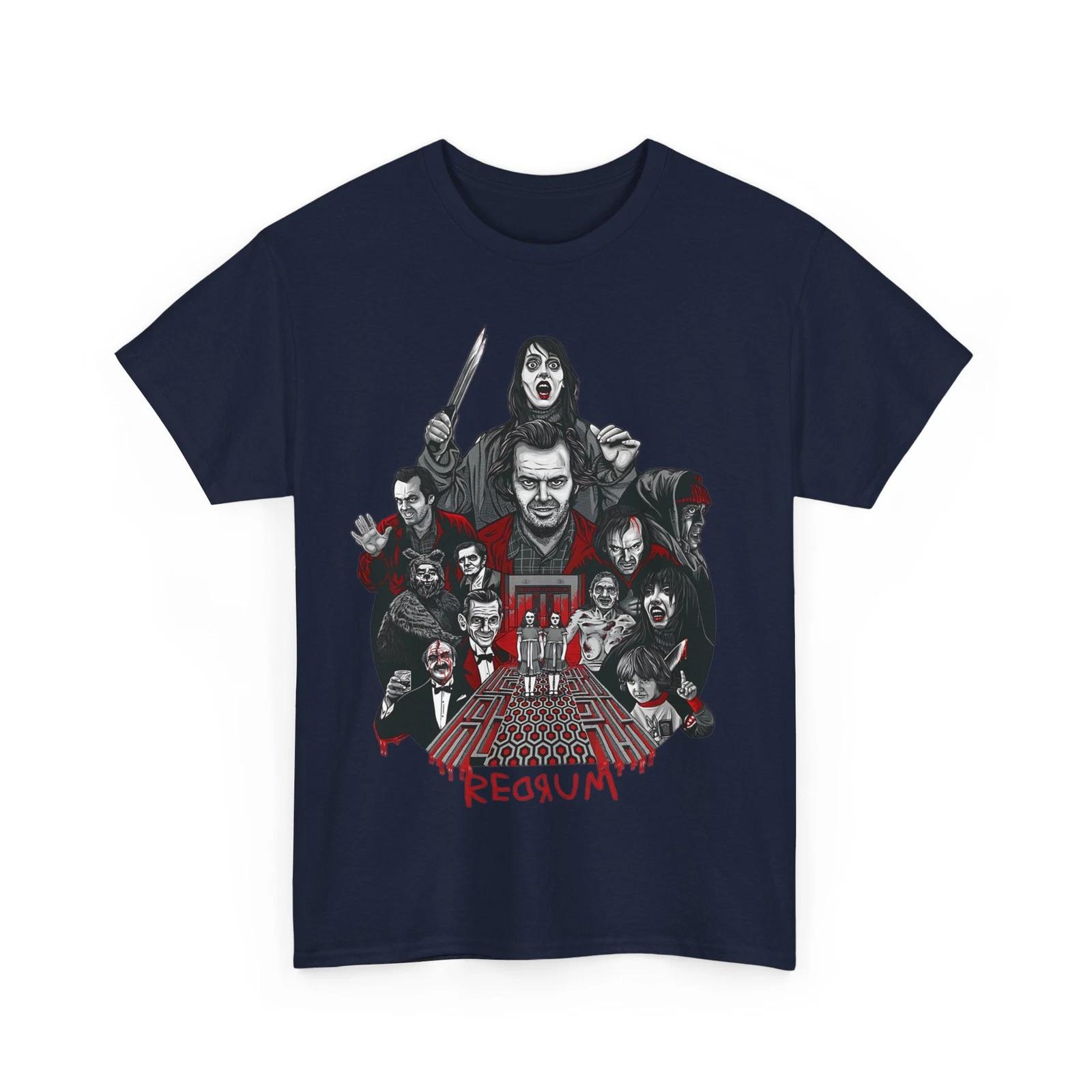 Stanley Kubrick The Shining 1980 Movie 100% Cotton T-shirt Mens Tees Top Unisex Heavy Cotton Tee 3XL